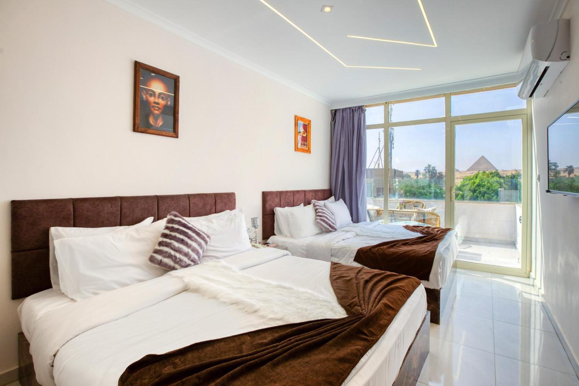 Tree Lounge Pyramids View Inn , Sphinx Giza Kafret el-Gabal 외부 사진
