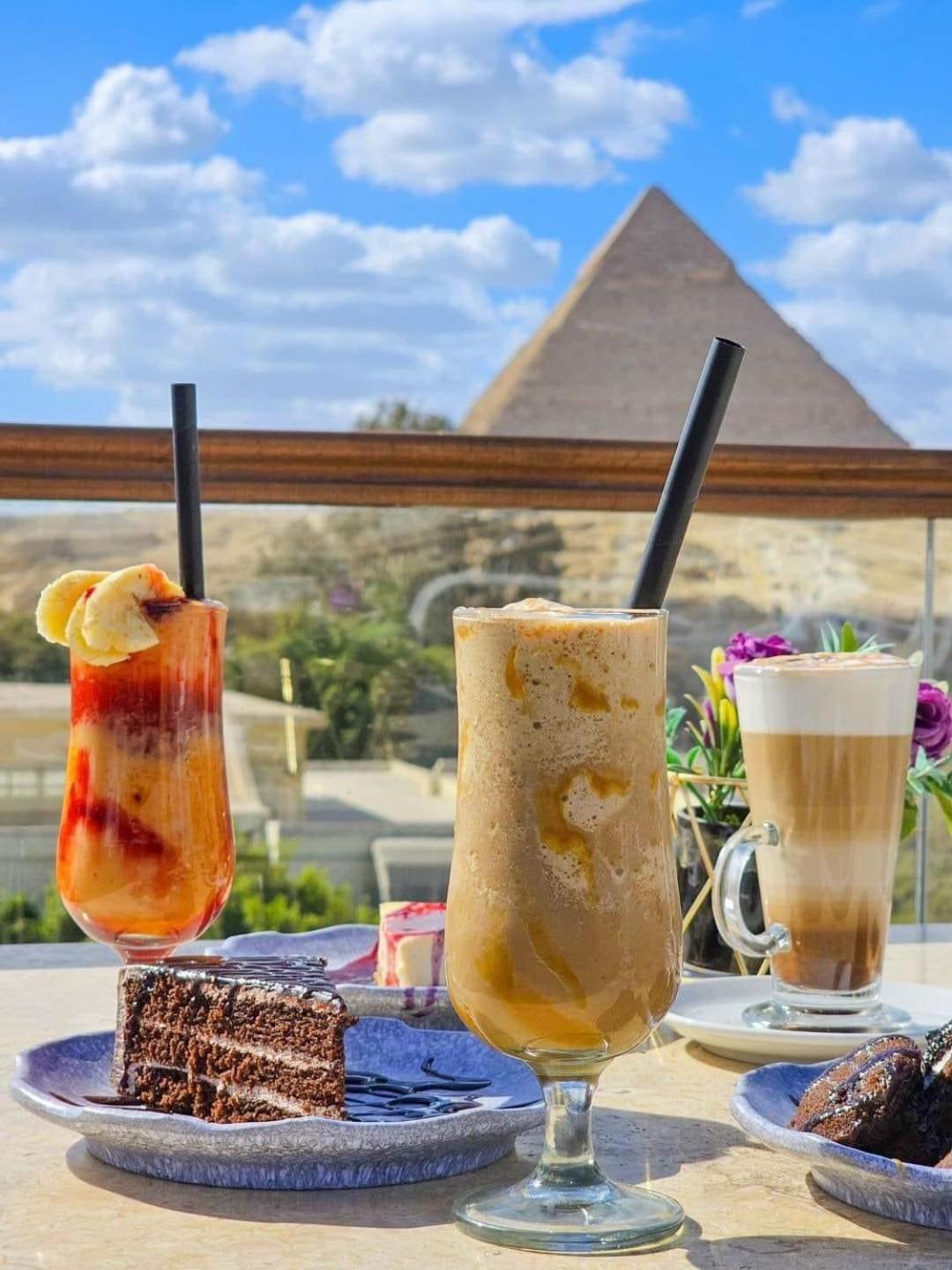 Tree Lounge Pyramids View Inn , Sphinx Giza Kafret el-Gabal 외부 사진