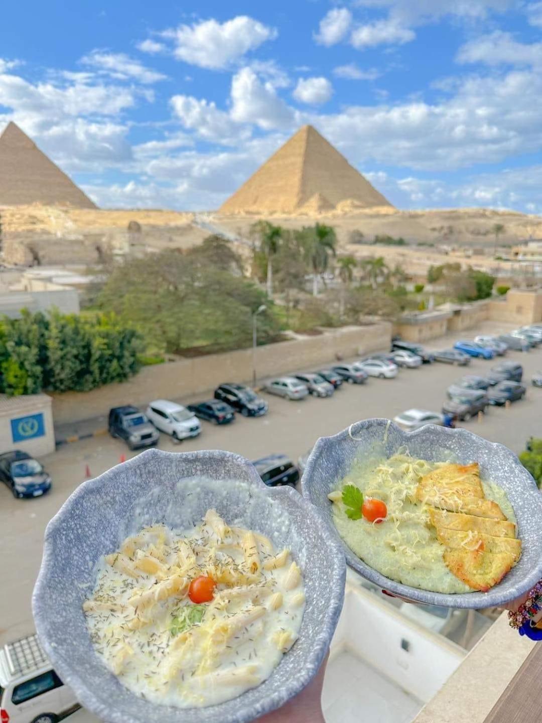 Tree Lounge Pyramids View Inn , Sphinx Giza Kafret el-Gabal 외부 사진