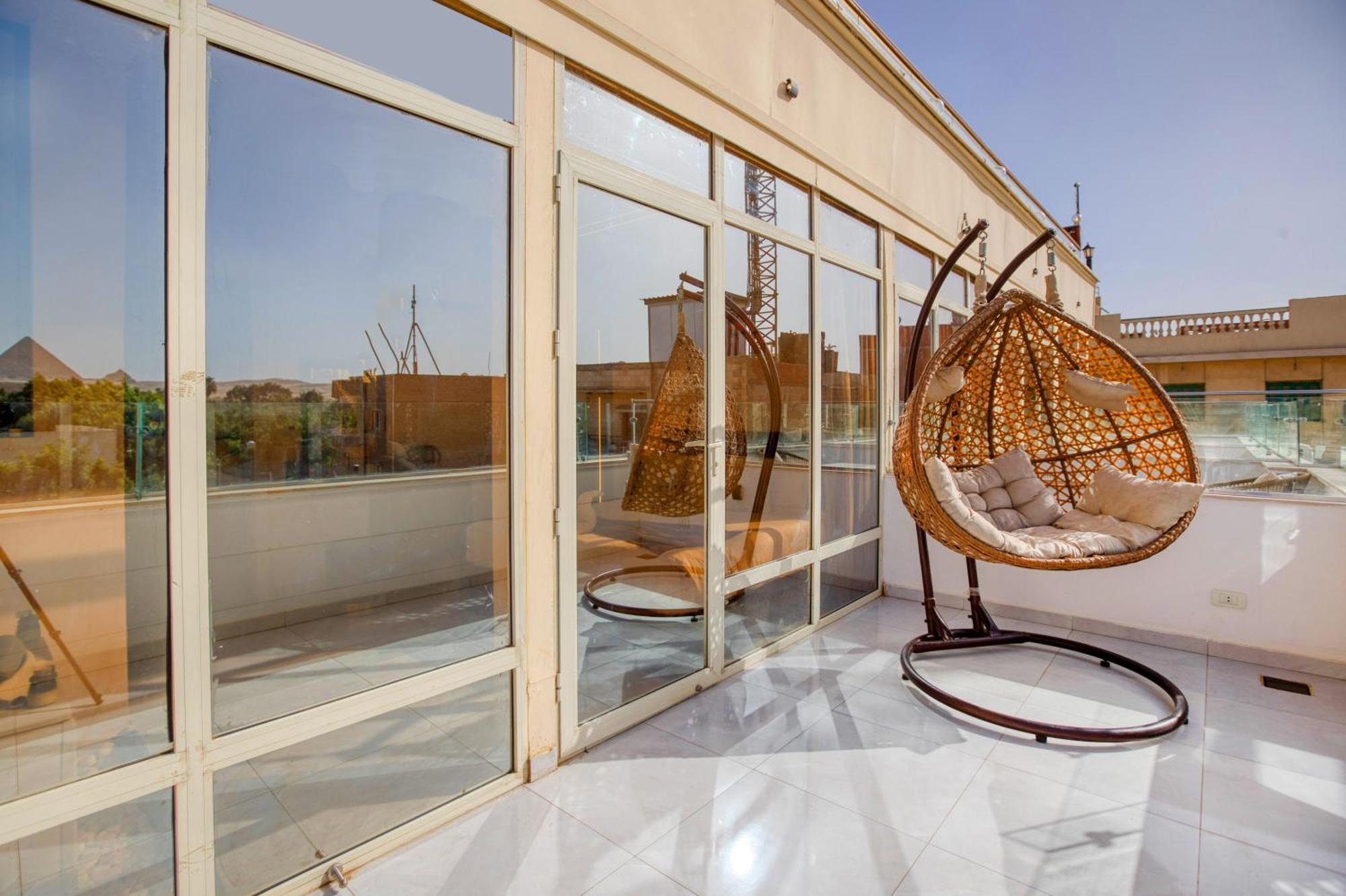 Tree Lounge Pyramids View Inn , Sphinx Giza Kafret el-Gabal 외부 사진