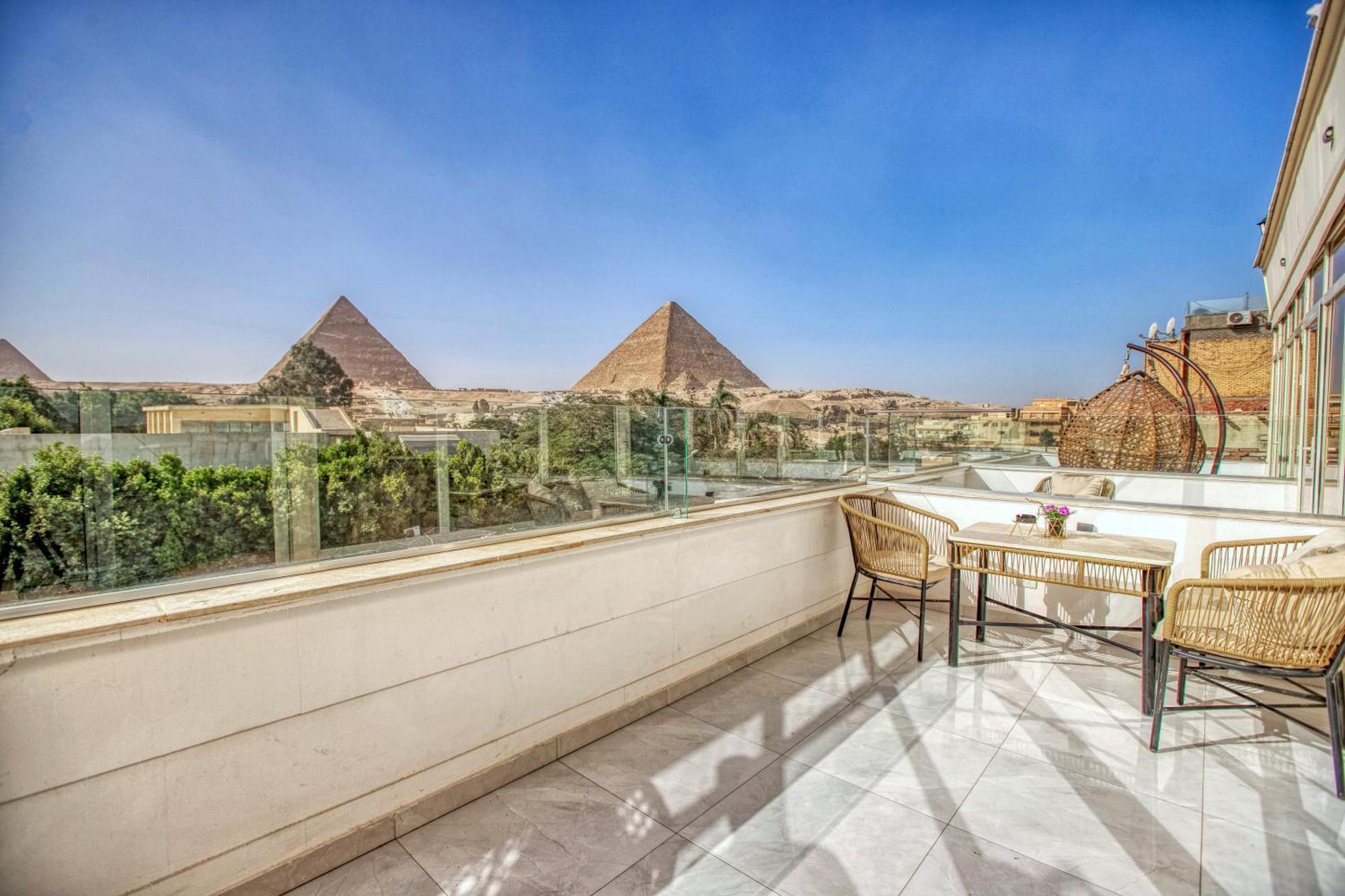 Tree Lounge Pyramids View Inn , Sphinx Giza Kafret el-Gabal 외부 사진