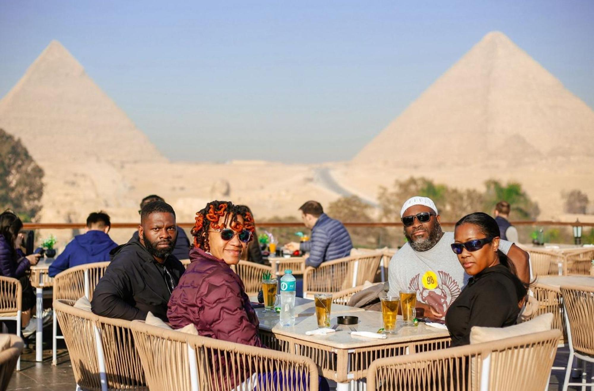 Tree Lounge Pyramids View Inn , Sphinx Giza Kafret el-Gabal 외부 사진