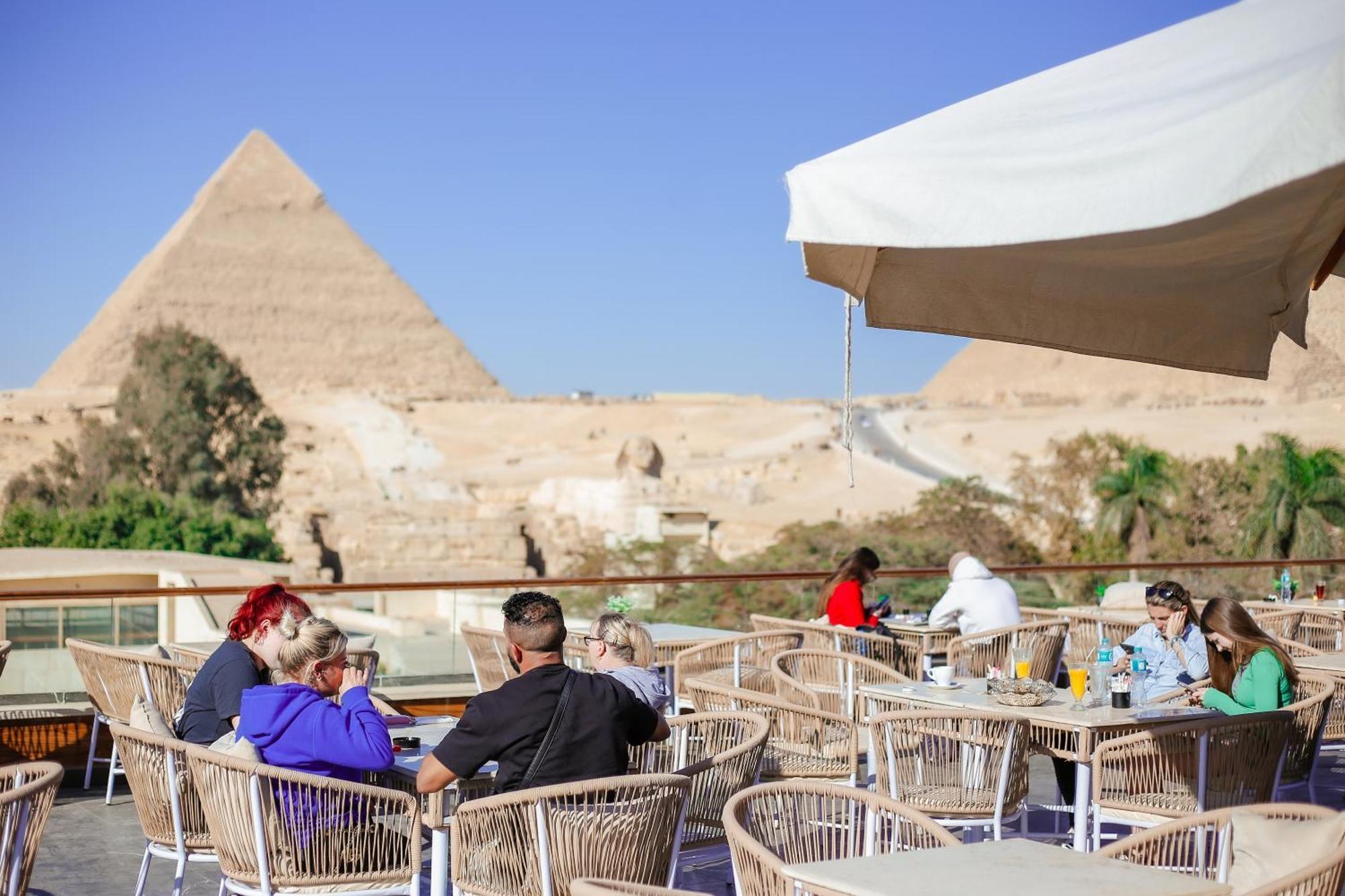 Tree Lounge Pyramids View Inn , Sphinx Giza Kafret el-Gabal 외부 사진