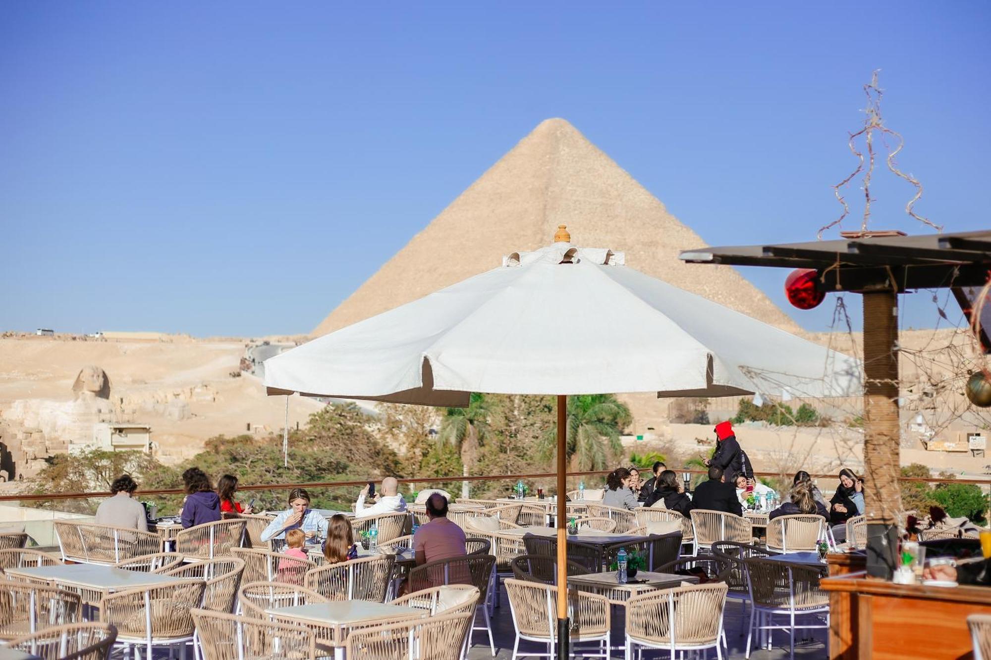 Tree Lounge Pyramids View Inn , Sphinx Giza Kafret el-Gabal 외부 사진