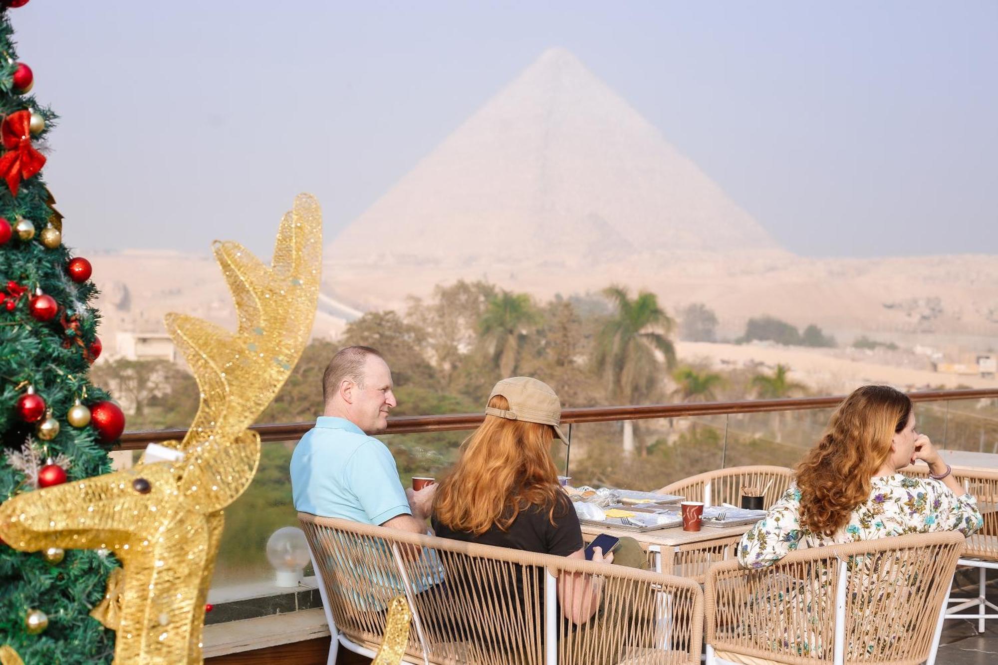 Tree Lounge Pyramids View Inn , Sphinx Giza Kafret el-Gabal 외부 사진