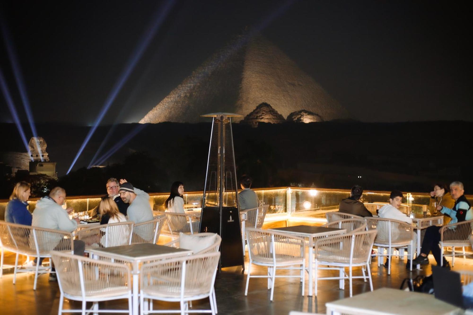 Tree Lounge Pyramids View Inn , Sphinx Giza Kafret el-Gabal 외부 사진