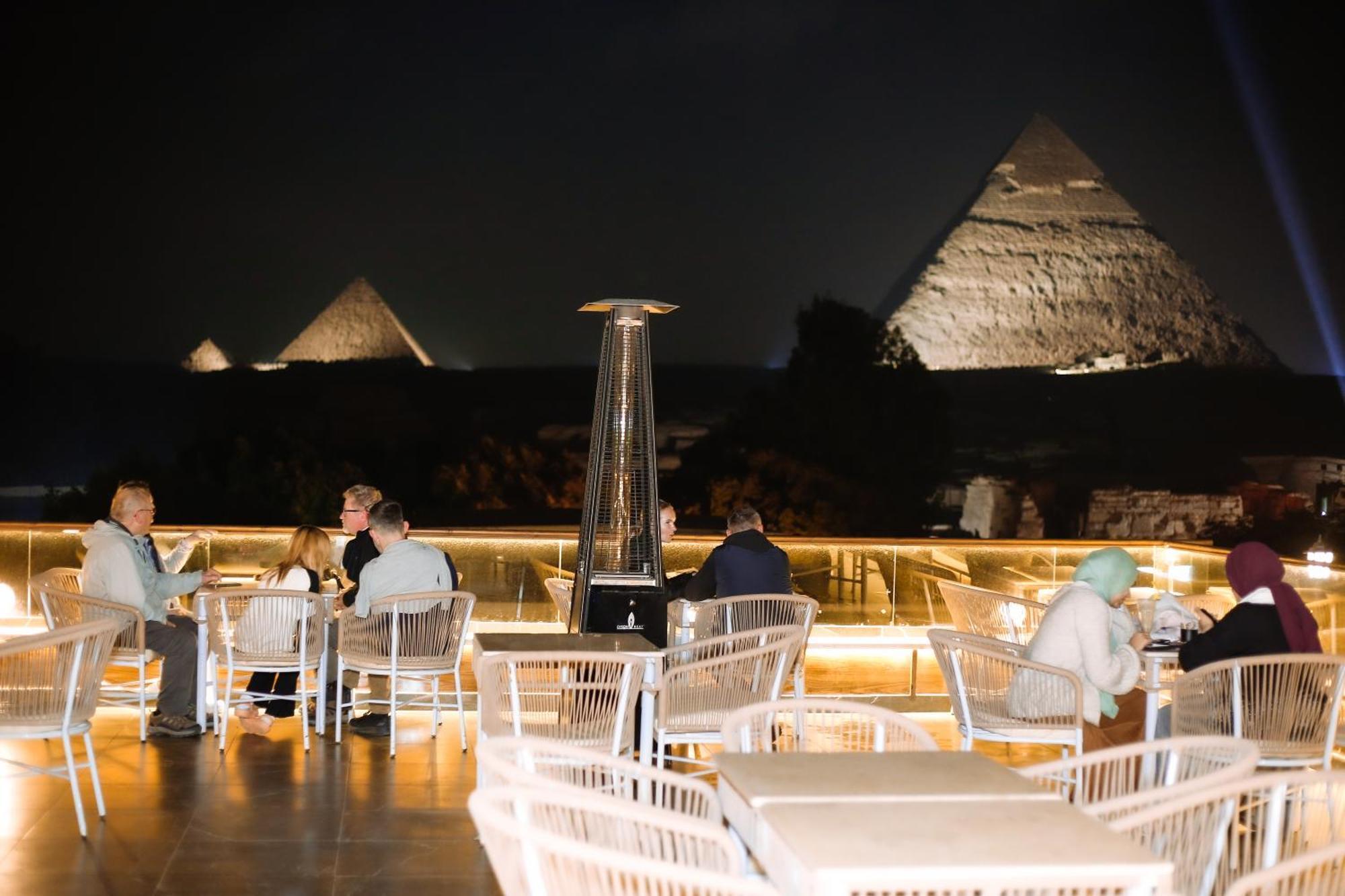 Tree Lounge Pyramids View Inn , Sphinx Giza Kafret el-Gabal 외부 사진