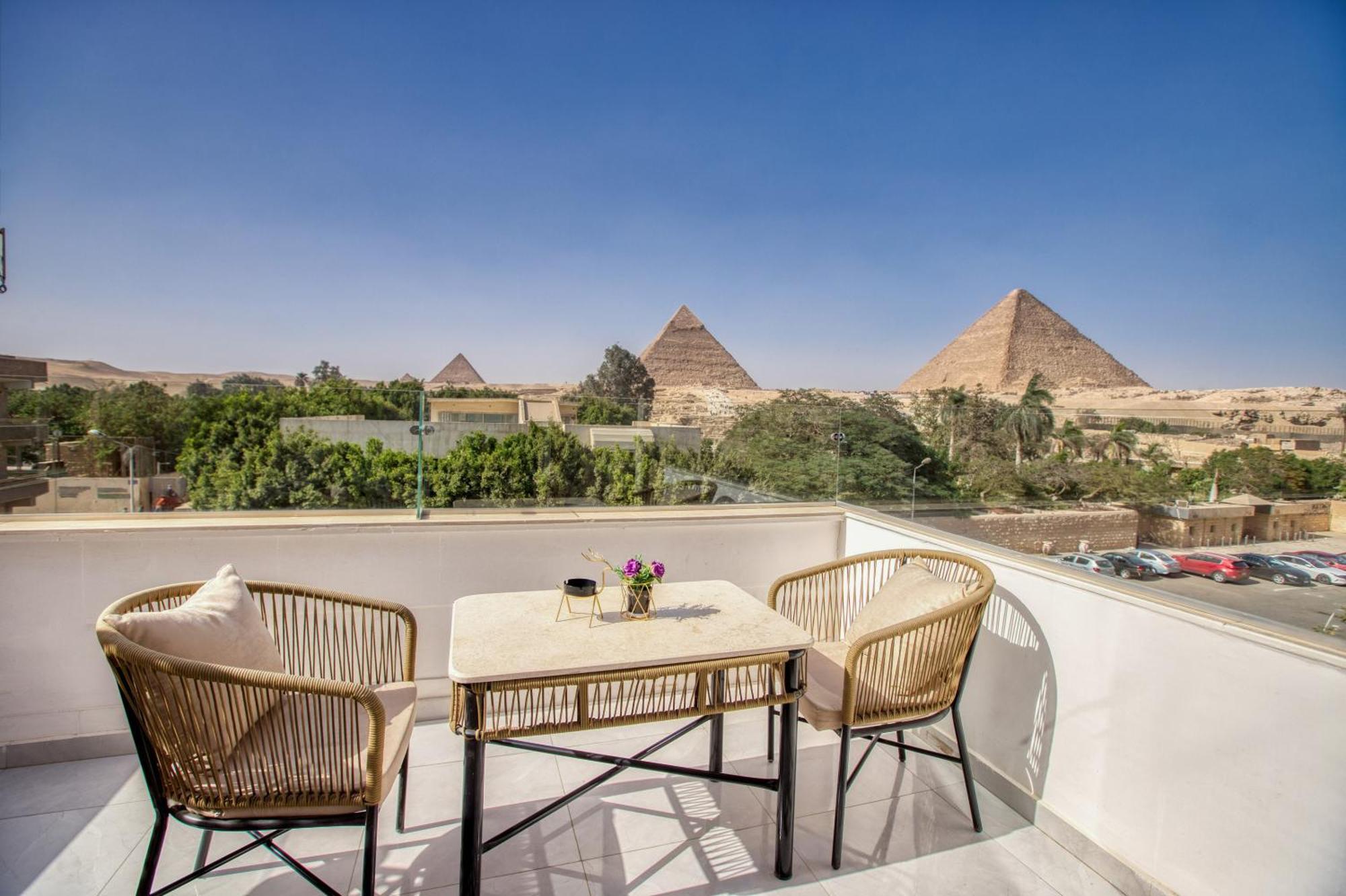 Tree Lounge Pyramids View Inn , Sphinx Giza Kafret el-Gabal 외부 사진